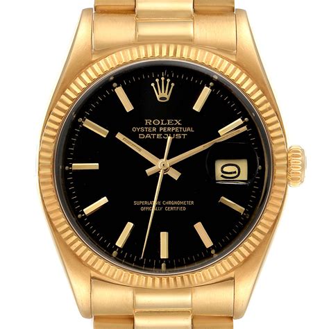 rolex gold plated men watch.